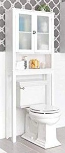 lot 768 image: Zenna Home Classic Bathroom Space Saver, White