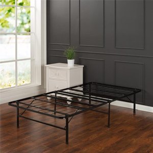 lot 782 image: Sleep Master Platform Metal Bed FrameMattress Foundation, Twin