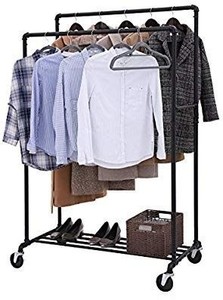 lot 791 image: SONGMICS Industrial Pipe Clothes Rack