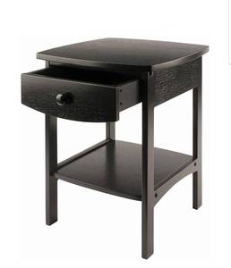 lot 799 image: Winsome Wood Claire Accent Table, Black