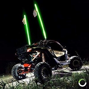 lot 820 image: OLS LED Whips, Multicolor Lights