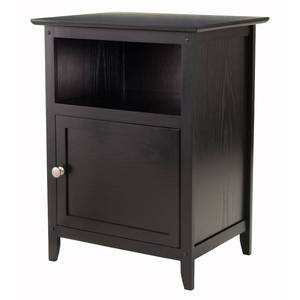 lot 823 image: End Table Winsome Accent Stand - Black
