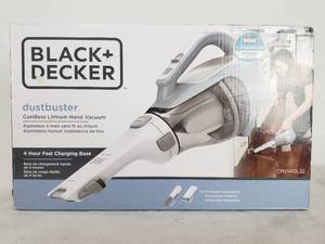 lot 824 image: Black and Decker 16V Lithium Hand Vacuum, CHV1410L32