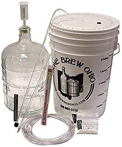 lot 831 image: Winemakers Depot 3 Gallon Glass Wine Making Equipment Kit