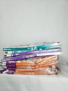 lot 852 image: Filtrete 20x20x1, Allergen Reduction HVAC Furnace Air Filter, 1200 MPR, 10 pack