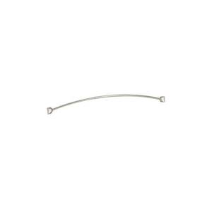 lot 863 image: Moen Curved Shower Rod, Brushed Nickel