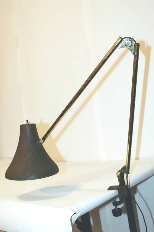 lot 2026 image: Vintage Adjustable Desktable Lamp with Clamp