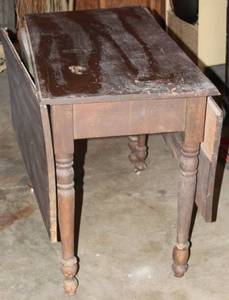 lot 2351 image: Antique Gate Leg Table - PROJECT PIECE