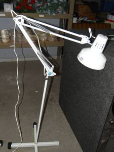 lot 3393 image: spring-balance floor lamp