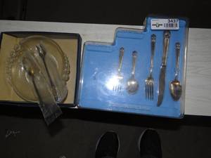 lot 3437 image: Silver Plate Silverware