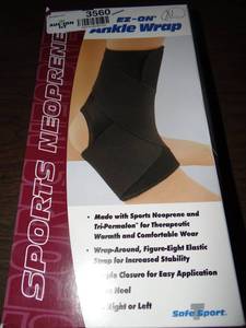 lot 3560 image: EZ-On Ankle Wrap