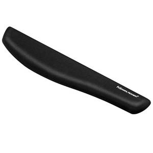lot 29071 image: Fellowes PlushTouch Keyboard Wrist Rest - Black