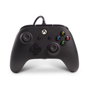 lot 29082 image: PowerA Wired Controller for Xbox One, Black, (1508491-01)