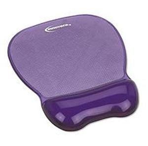 lot 29087 image: Innovera Gel Mouse Pad wWrist Rest, Nonskid Base, 8-14 x 9-58, Purple -IVR51440