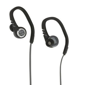 lot 29090 image: SCOSCHE SportFlex 3 Running Earbuds with TapIt Remote and Microphone - Splashproof and Dustproof IPX4 Rated Exercise Headphones with Multiple Size Silicone Ear Bud Inserts - Black (HPSC3TI)
