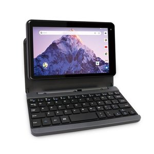 lot 29133 image: RCA Voyager 7 16GB Tablet with Keyboard Case - Android 6.0, Charcoal