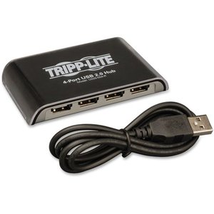 lot 29159 image: Tripp Lite, U225-004-R, 4-Port 2.0 USB Hub, 1, Black