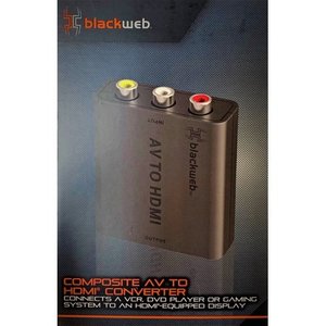 lot 29162 image: Blackweb Composite AV to HDMI Converter