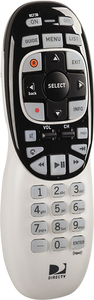 lot 29216 image: Directv - 3-device Universal Remote - Blackwhite
