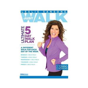 lot 29225 image: Leslie Sansone 5 Day Walk Plan (DVD)