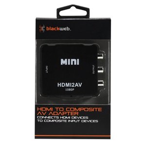 lot 29237 image: Blackweb HDMI To Composite AV Adapter