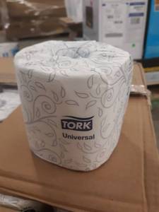 lot 28242 image: Tork Universal Tm1619 Bath Tissue Roll, 2-ply (96 Rolls)
