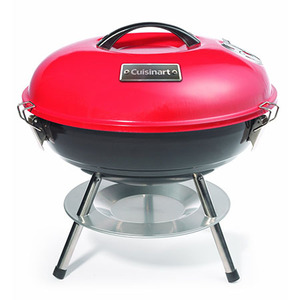 lot 28259 image: Cuisinart 14 Portable Charcoal Grill Model CCG-190RB - Black