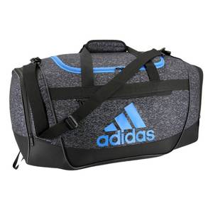 lot 28265 image: adidas Defender III Small Duffel, Onix PixelBlackBright Blue, One Size