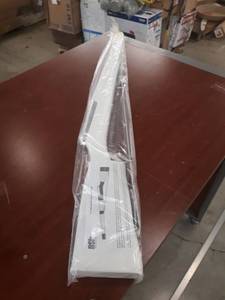 lot 28266 image: Directors Showcase Elite 4 39 Color Guard Rifle (Silver Bolt and White Leather Strap), White