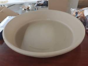 lot 28275 image: 24 Diameter Sandstone Pot