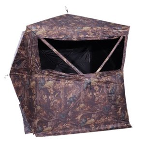 lot 29503 image: HME GRDBLND3 3-Person Hub Ground Blind 75 X 75 X 67