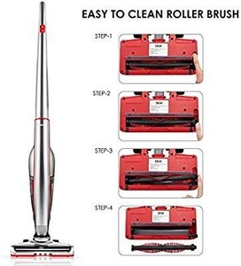 lot 29510 image: Cordless Vacuum, Deik Stick Vacuum Cleaner, 13KPa Lightweight 2 in 1 Handheld Vacuum with Rechargeable Lithium Ion Battery and LED Brush for Floor Carpet Pet Hair, Up to 60 Mins