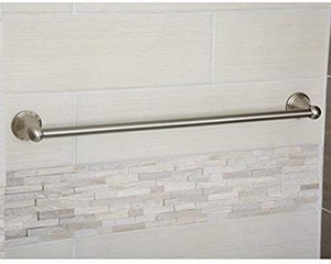 lot 29520 image: AmazonBasics AB-BR811-SN Towel Bar, 24 Inch, Satin Nickel