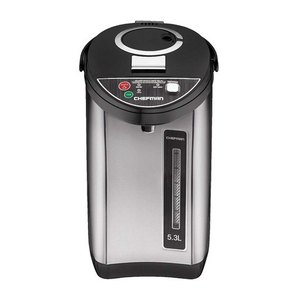 lot 29538 image: Chefman Electric Hot Water Pot Urn w Auto & Manual Dispense Buttons, Safety Lock, Instant Heating for Coffee & Tea, Auto-ShutoffBoil Dry Protection, Insulated Stainless Steel, 5.3L5.6 Qt30 Cups