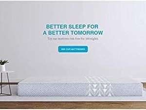 lot 29576 image: Queen Mattress, Inofia 8 Inch Memory Foam Mattress in a Box, Sleep Cooler with More Pressure Relief & Support, CertiPUR-US Certified, 100 Nights Trial, 10 Years Warranty