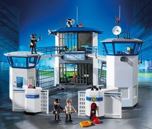 lot 29579 image: Playmobil Police Headquarters with Prison
