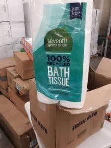 lot 29585 image: Seventh Generation 100% Recycled Toilet Paper - 24 Rolls, Size Double