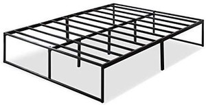 lot 29591 image: Zinus Lorelei 14 Inch Platforma Bed Frame  Mattress Foundation  No Box Spring Needed  Steel Slat Support, Full