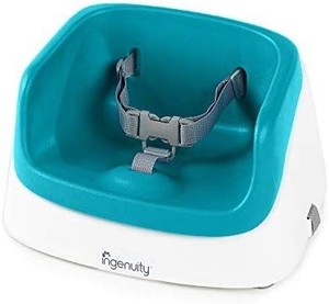 lot 29609 image: Ingenuity Baby Base 2-in-1 Seat - Peacock Blue - Booster Feeding