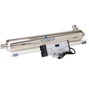lot 29634 image: Vitapur VUV-S645B 12.3 gpm Ultraviolet Disinfection System Water Filtration one size Silver