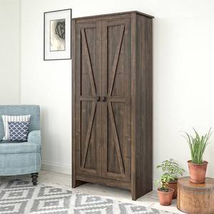lot 29679 image: System Build SystemBuild Farmington 31.5 Wide Storage, Weathered Oak Cabinet