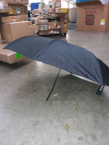 lot 29689 image: BAGAIL Double Layer Inverted Umbrellas Reverse Folding Umbrella Windproof UV Protection Big Straight Umbrella for Car Rain Outdoor with C-Shaped Handle(Peacock Ling)
