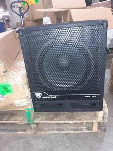 lot 29700 image: Rockville RCTR110B 10 14 TRS to 14 TRS Cable, Black, 100% Copper