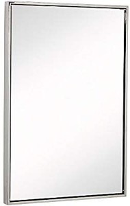 lot 29708 image: Large wall Mirror with metal frame