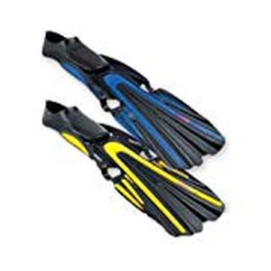 lot 29732 image: Mares Volo Race Full Foot Scuba Diving Fins, BlackBlue, Size 11-12