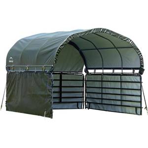 lot 29754 image: Enclosure Kit for Corral Shelter 12 x 12 ft. Green