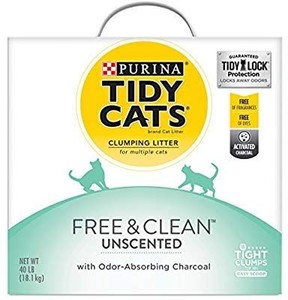 lot 29782 image: Purina Tidy Cat Free & Clean Clumpi g Cat Litter
