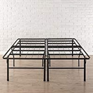 lot 29792 image: Best Price Mattress Queen Bed Frame - 18 Metal Platform Bed Frame wHeavy Duty Steel Slat Mattress Foundation (No Box Spring Needed), Queen Size