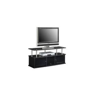 lot 29801 image: Convenience Concepts Designs2Go TV Stand with 3 Cabinets, Black