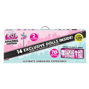 lot 29809 image: L.O.L. Surprise Amazing Surprise with 14 Dolls & 70 Surprises